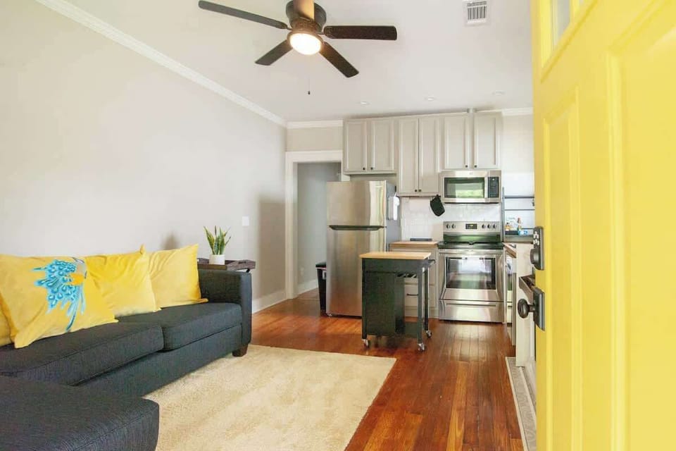 The perfect space. Designed to comfortably host up to four. Hardwood floors, an open concept, and full kitchen for your cooking needs 