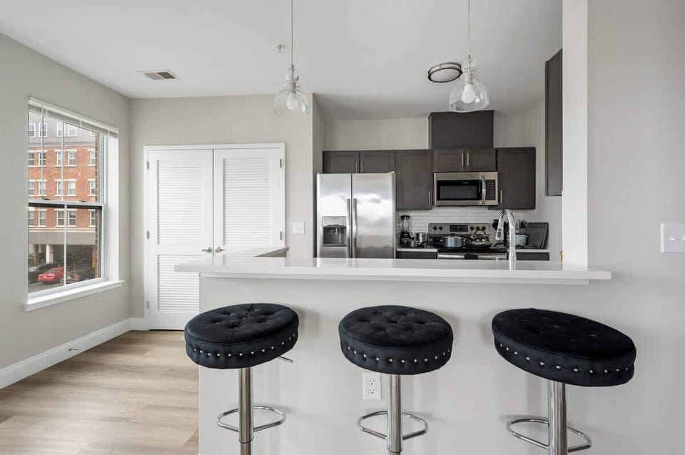 Open concept kitchen