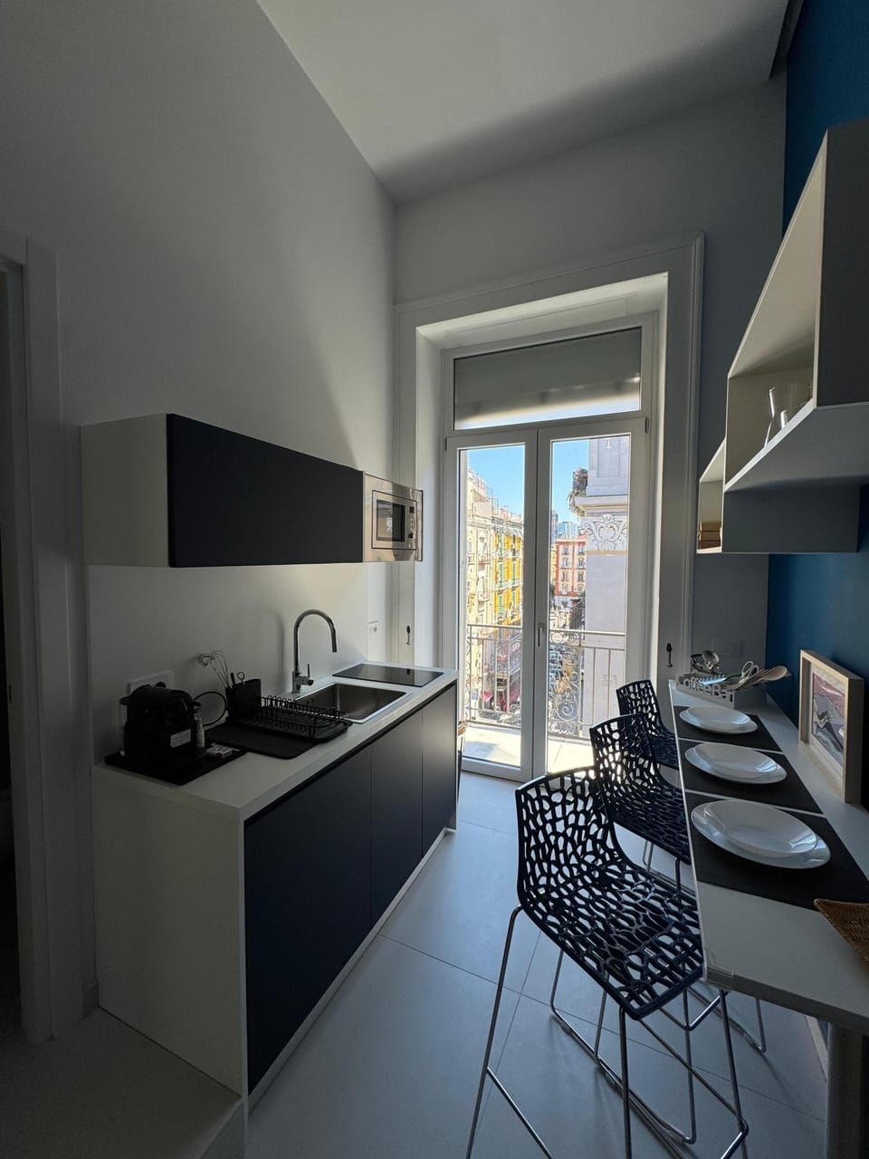 Luxury Apartment, Balcony, City View | Private kitchen | Espresso maker, coffee/tea maker, electric kettle