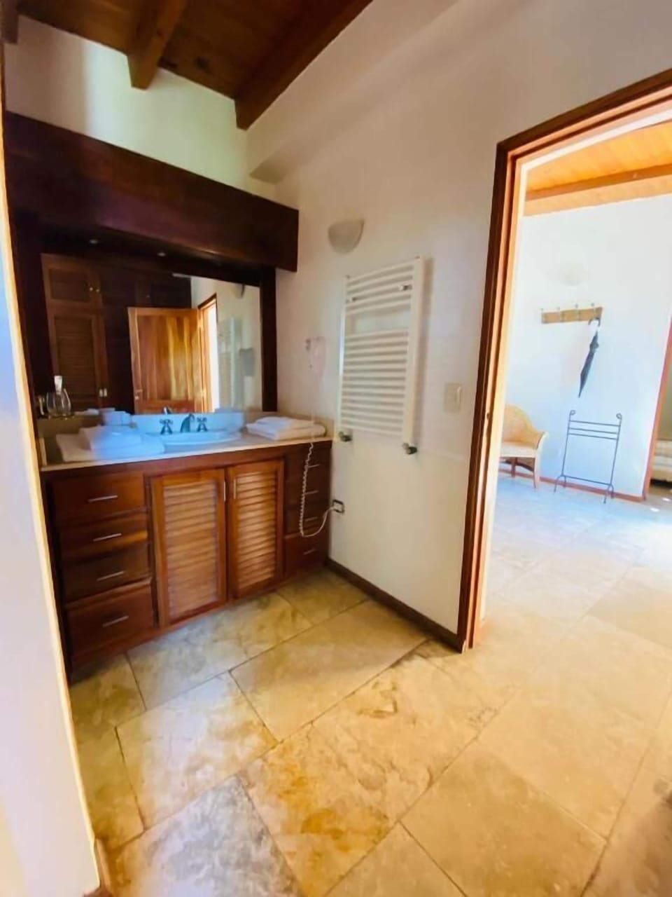 Suite, Patio, Garden View | Bathroom | Shower, free toiletries, hair dryer, bidet