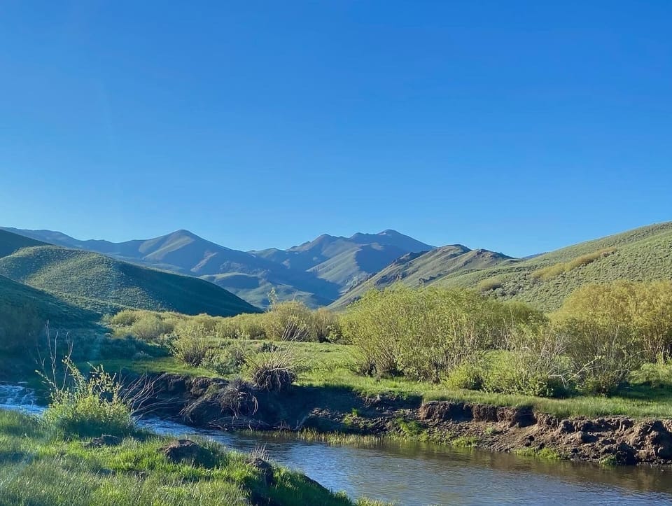 North Fork of the Big Wood River 20 minutes north of Ketchum on Hwy 75