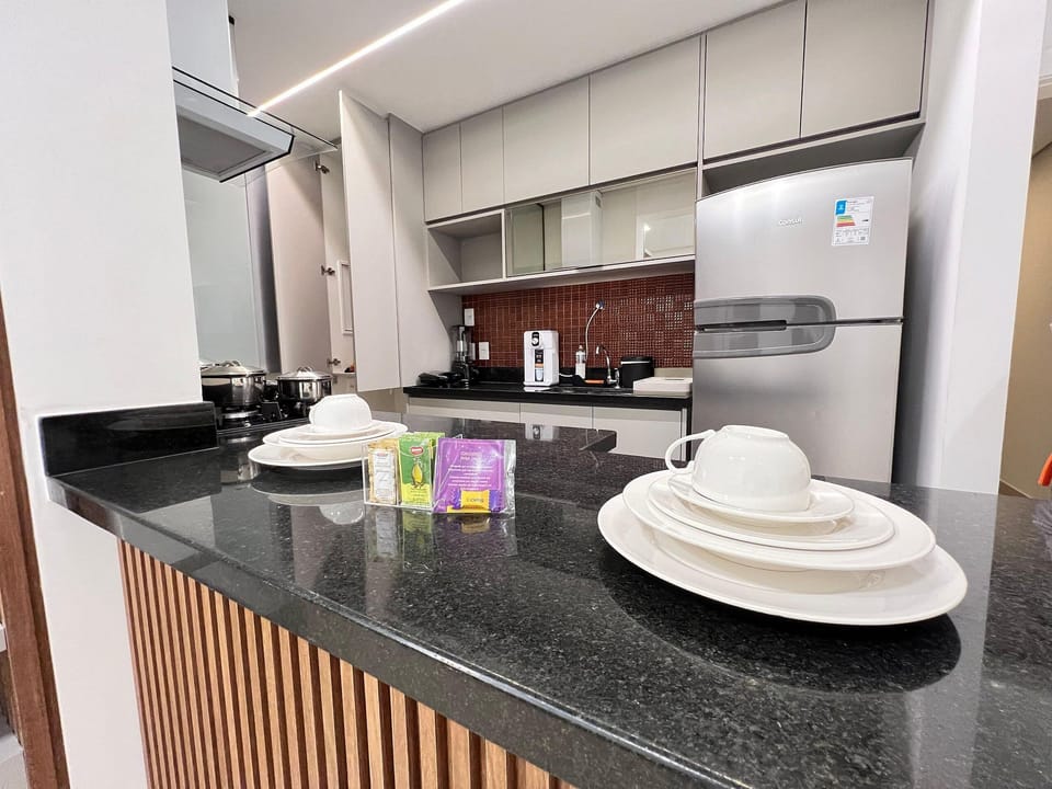 Apartment | Private kitchen | Electric kettle, toaster