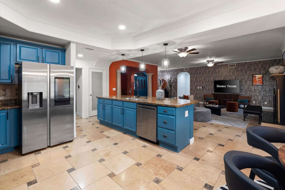 

Cook in Style – This kitchen features high-end appliances, ample storage, and everything you need for a seamless culinary experience.