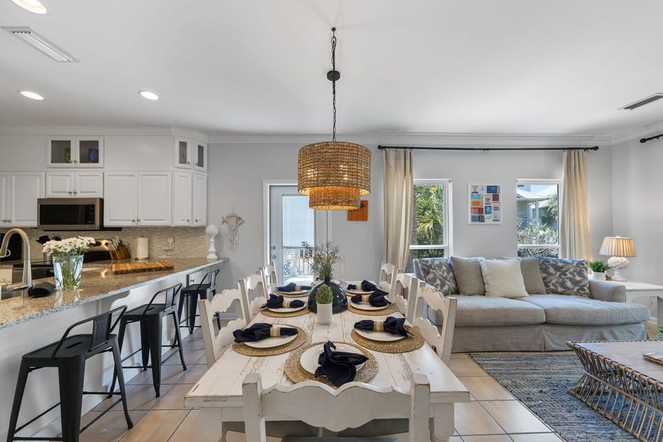 The spacious living area is designed for comfort and connection!