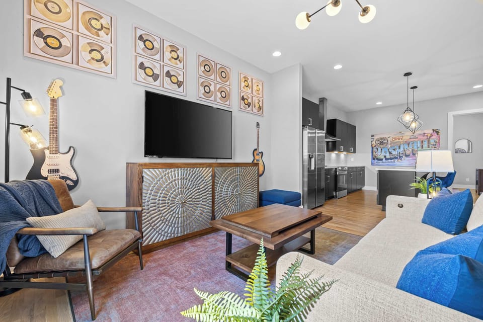 Spacious open-concept living perfect for gathering together