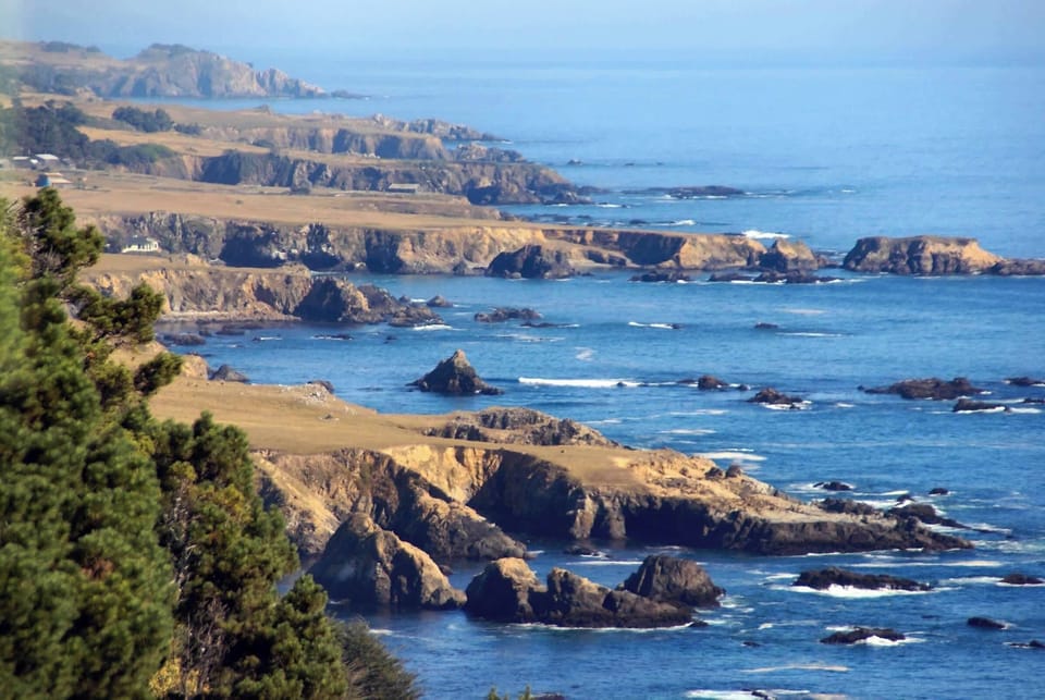 Sea cliff view