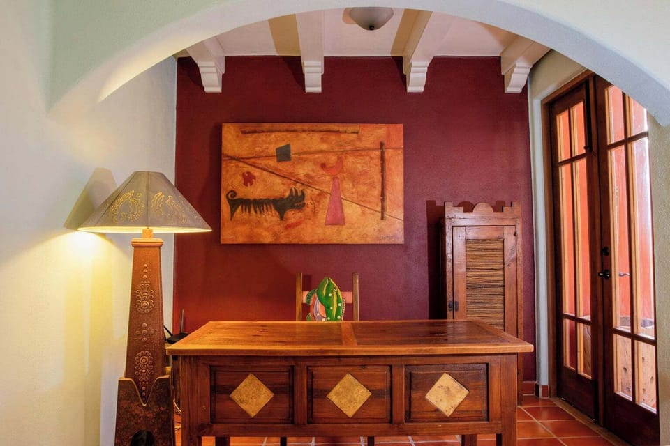Desk in the living room