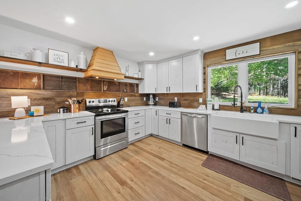 Granite Countertops and Ceramic Top Stove