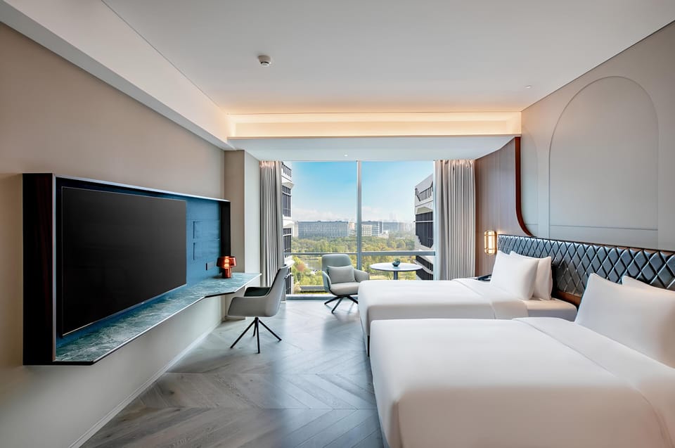 Basic Double or Twin Room, City View | Desk, free WiFi