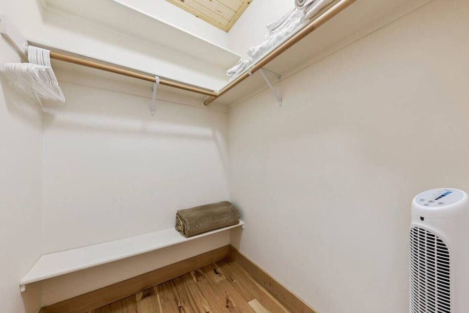 Large walk in master closet