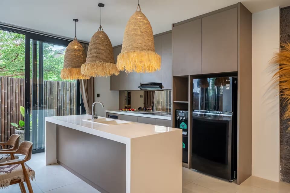 Luxury Villa, 4 Bedrooms, Private Pool | Private kitchen | Electric kettle, eco-friendly cleaning products, paper towels
