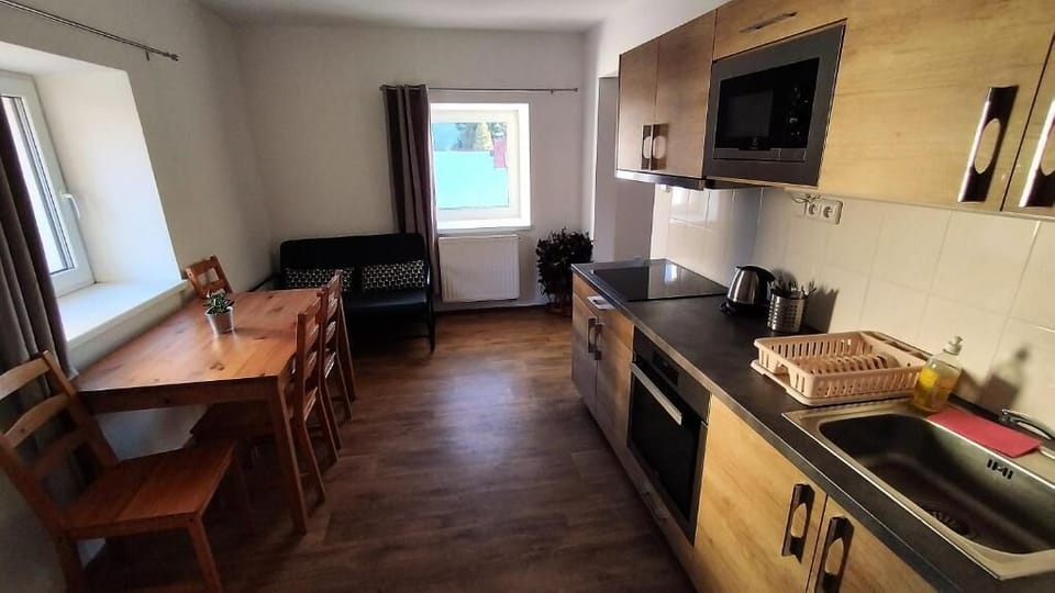 Family Apartment | Private kitchen | Highchair