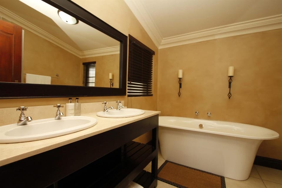 Shower, bathrobes, towels