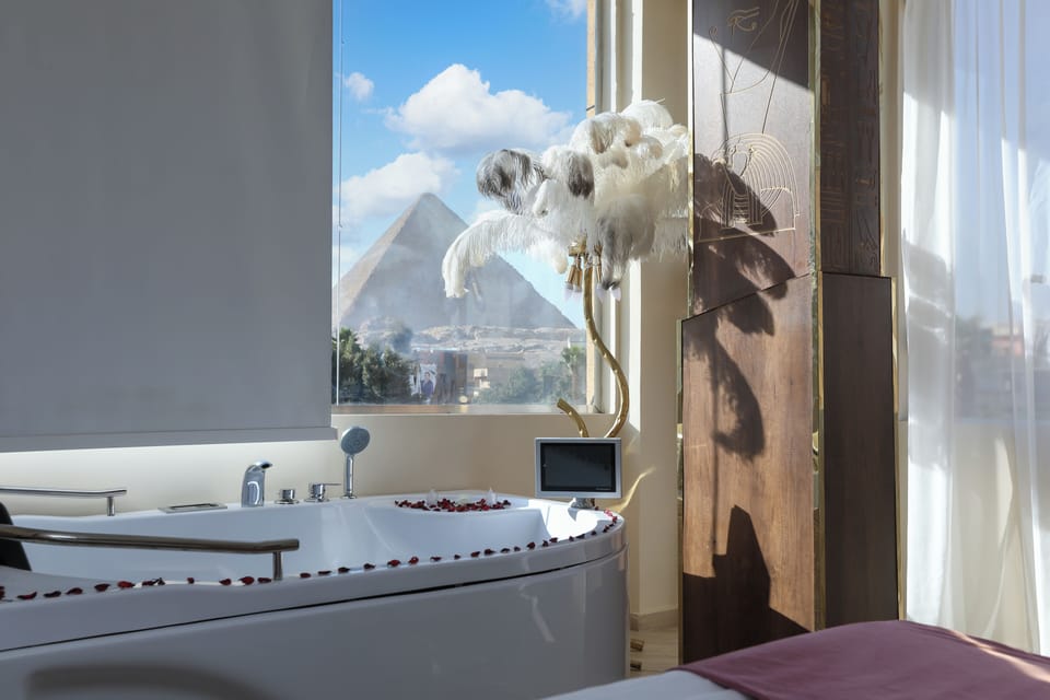 Luxury Double Room, 1 King Bed, Mountain View | Egyptian cotton sheets, premium bedding, down comforters