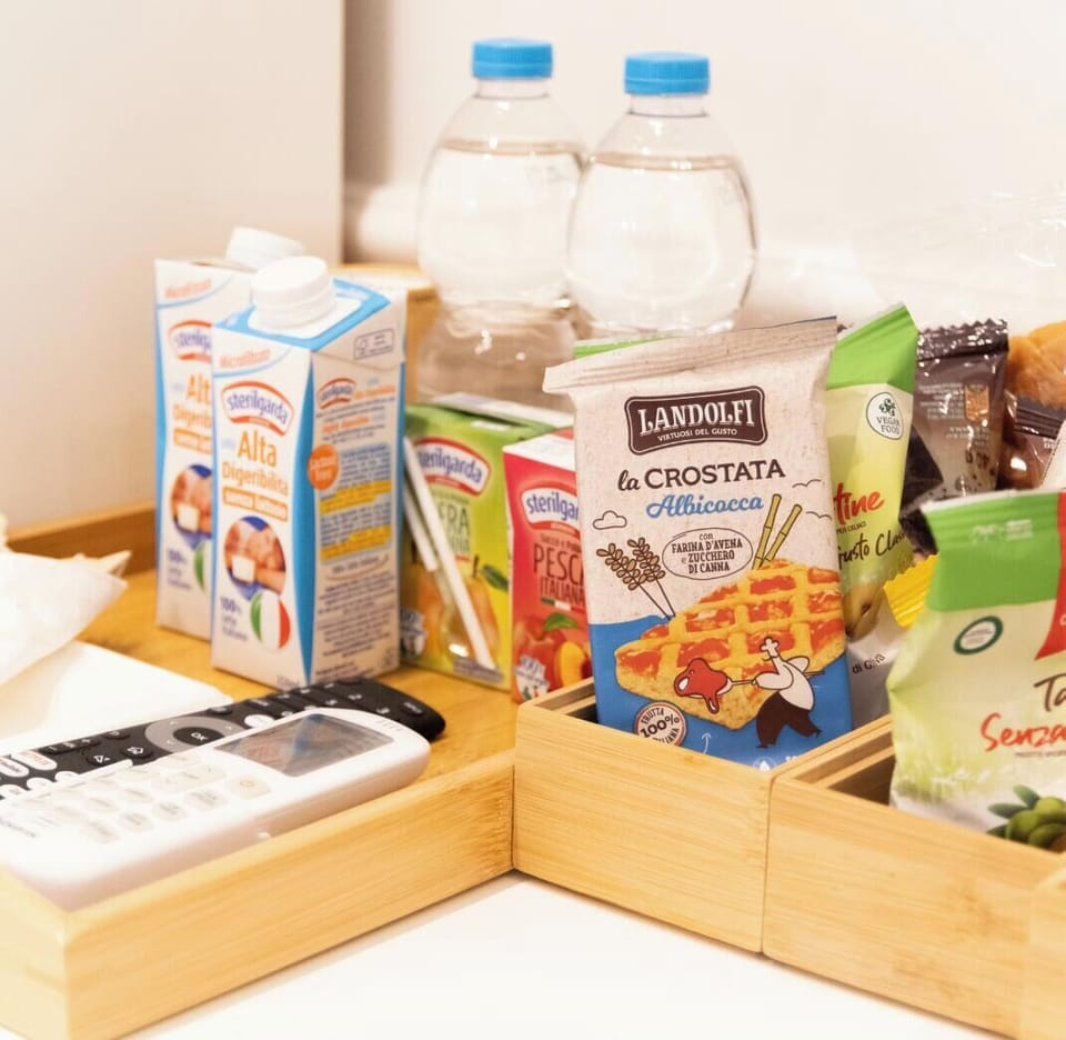 Basic Double or Twin Room, City View | Food and drink