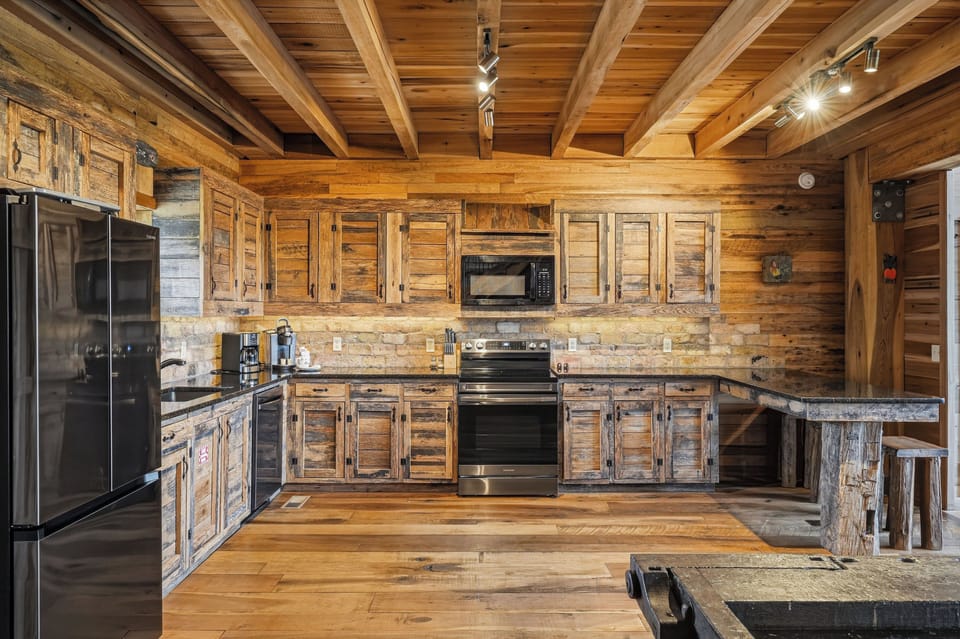Spacious kitchen designed for group gatherings
