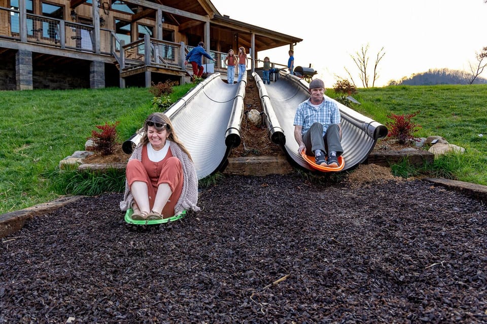 Two 40-foot slides for unforgettable outdoor fun