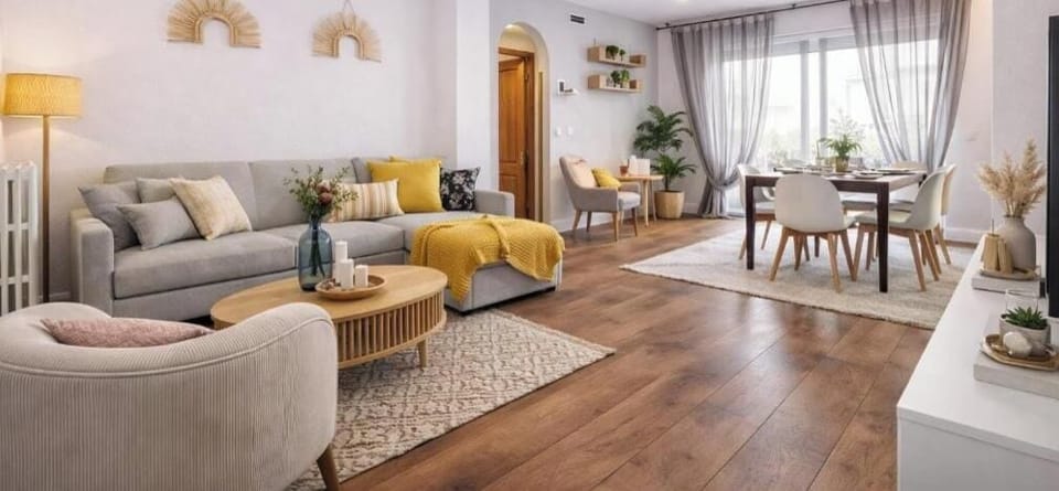 Deluxe Apartment, Balcony | Living area | 32-inch flat-screen TV with cable channels