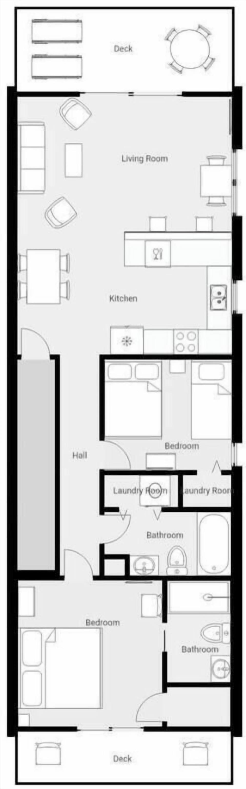 Island North A3- Floor Plan