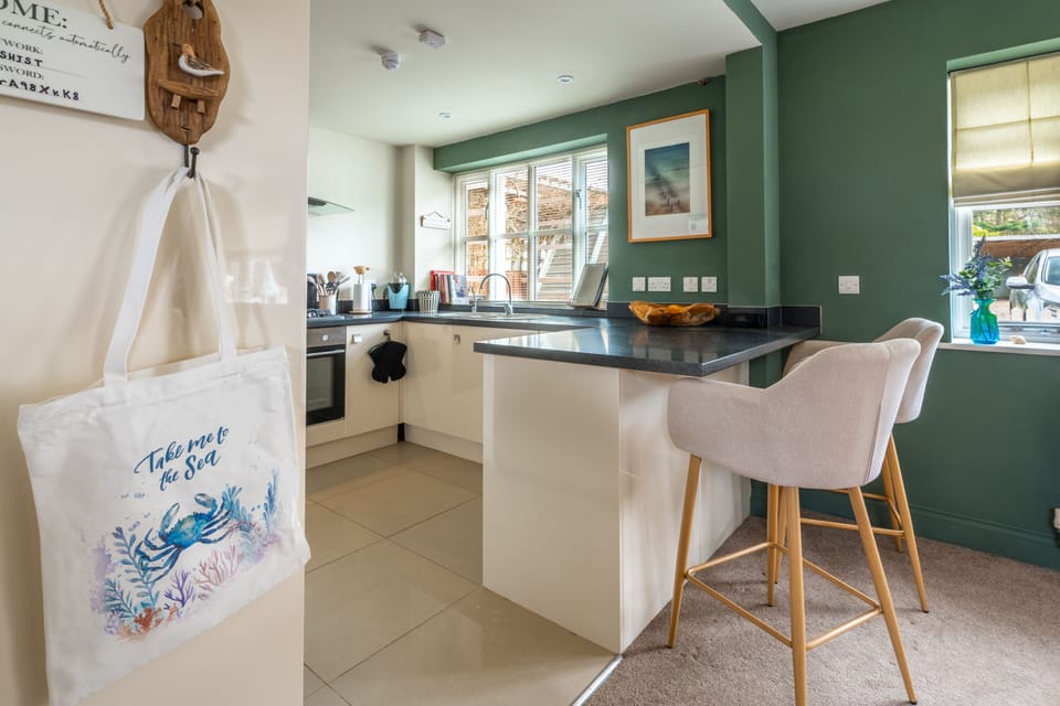 Ground floor: A good spot for a morning coffee