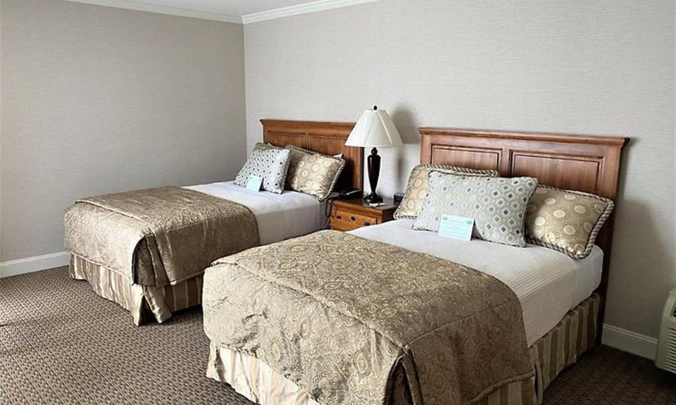 Standard Room, 2 Double Beds | In-room safe, desk, free WiFi, bed sheets