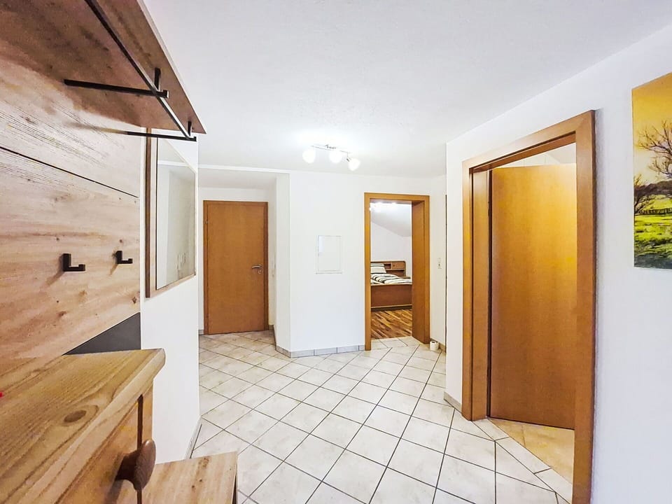 Wood, Flooring, Interior Design, Ceiling, Floor, Apartment, Room, Door, Hardwood, Wood Stain
