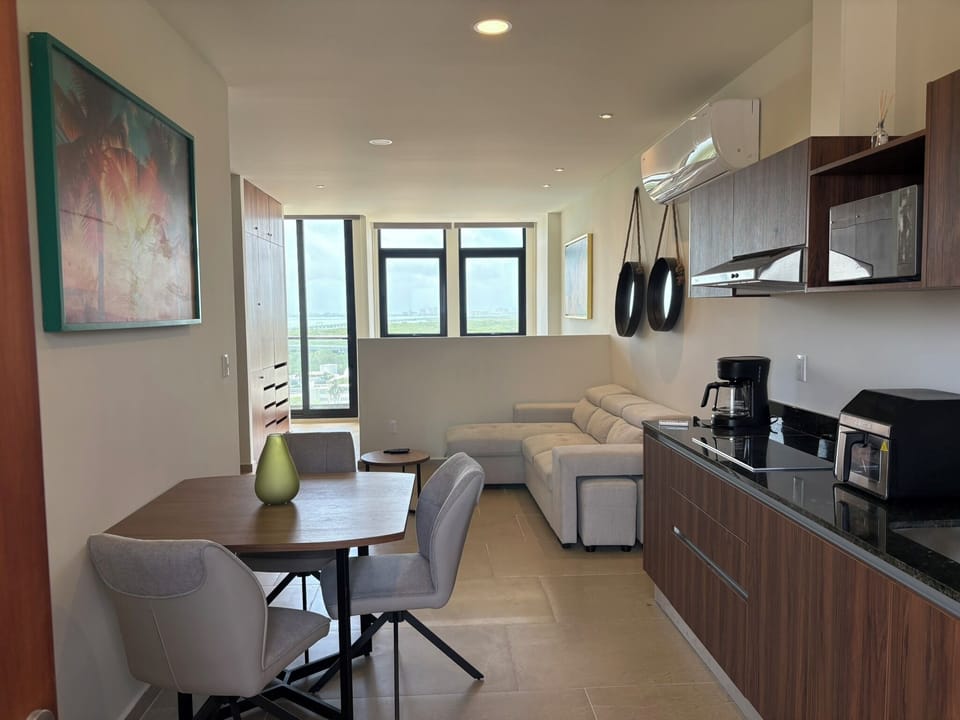 Comfort Studio, Balcony, Lagoon View | Desk, laptop workspace, blackout drapes, WiFi (free)