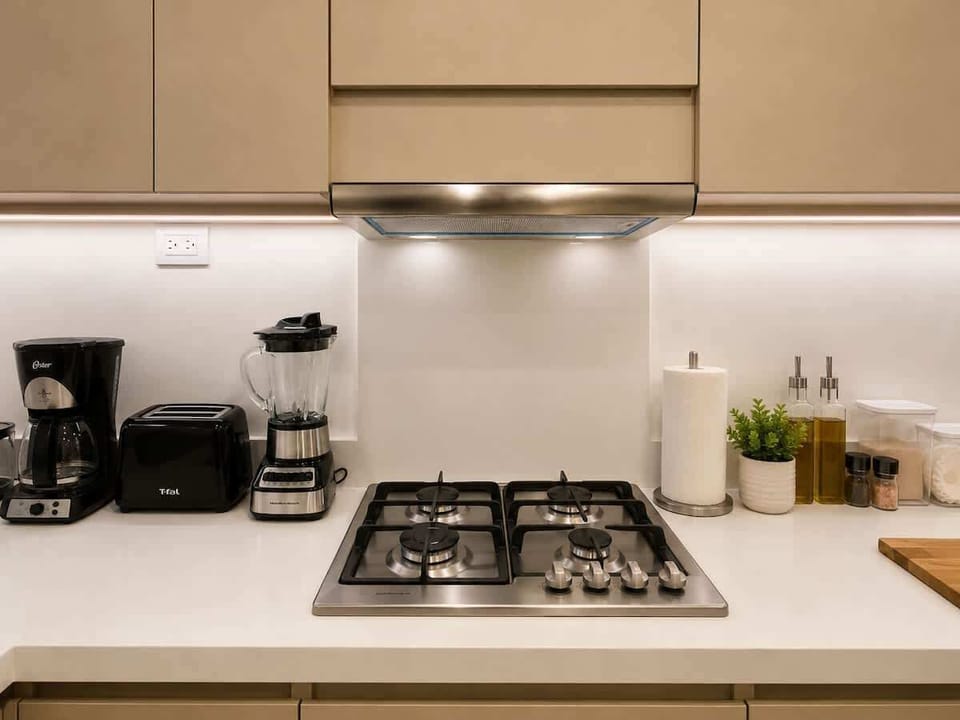 ✨ Cocina moderna totalmente equipada para una estancia cómoda y práctica.