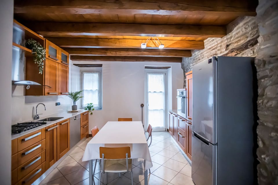 Apartment, Patio | Private kitchen | Fridge, oven, stovetop, dishwasher
