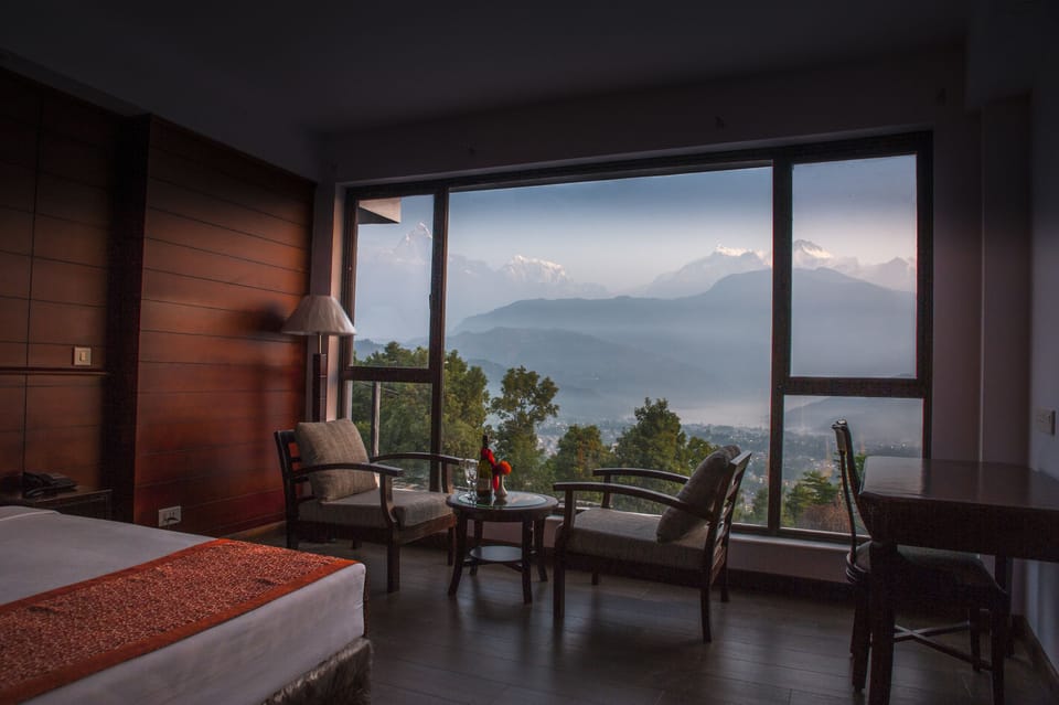 Deluxe Double or Twin Room, Balcony, Mountain View | Premium bedding, free minibar items, in-room safe