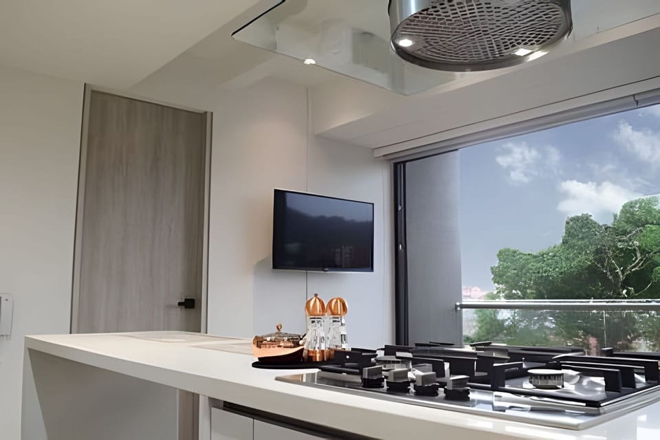 Apartment, City View | Private kitchen