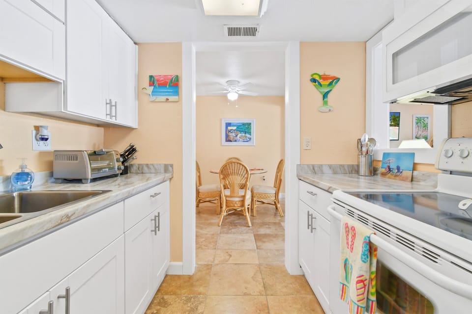 Fully occupied kitchen