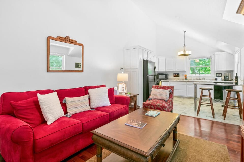 Carriage House living room and kitchen