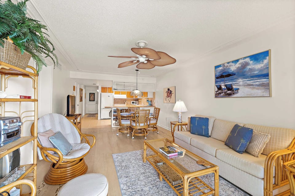 Sunny and open floor plan