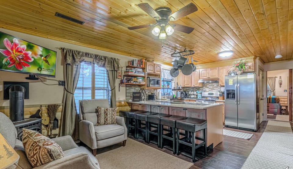 Entry opens into living room