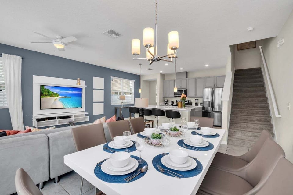 Townhome, Multiple Beds, Pool View (CB102-5134-4-GS) | 4 bedrooms, individually decorated, individually furnished, bed sheets