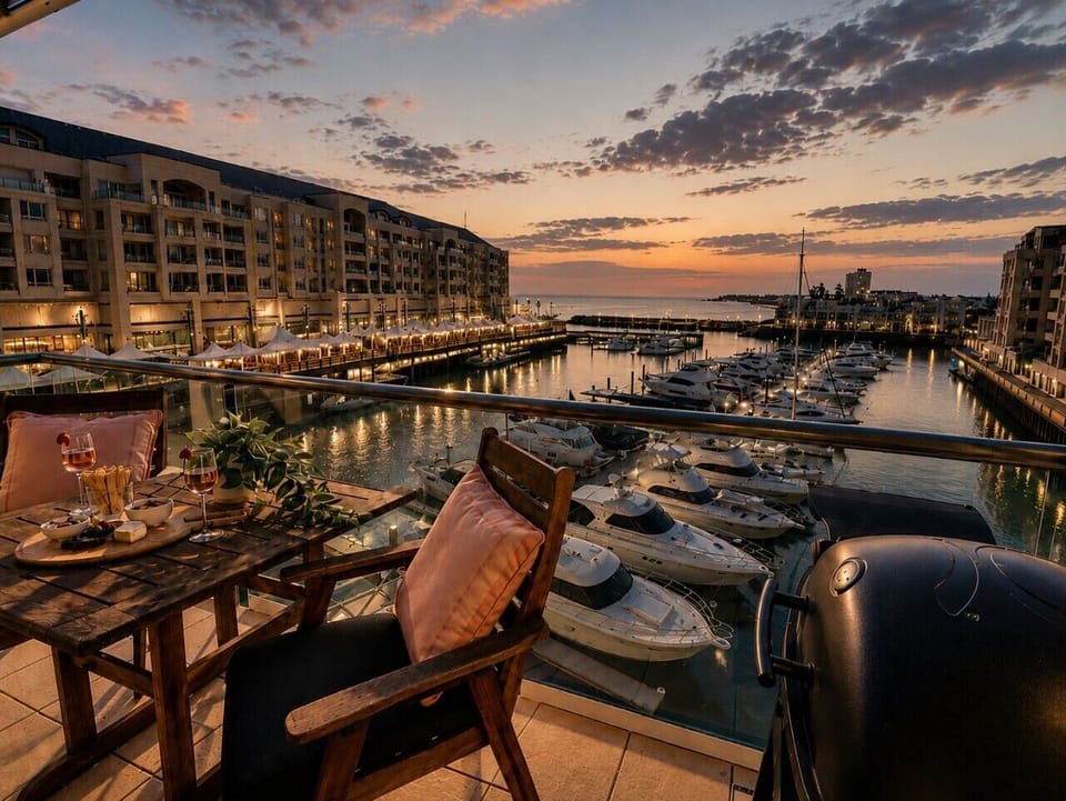 As day turns to night, watch the marina come alive with twinkling lights, waterfront restaurants and spectacular sunset views from your own private balcony