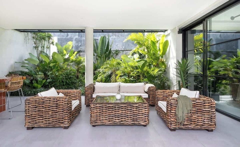 Outside seating area