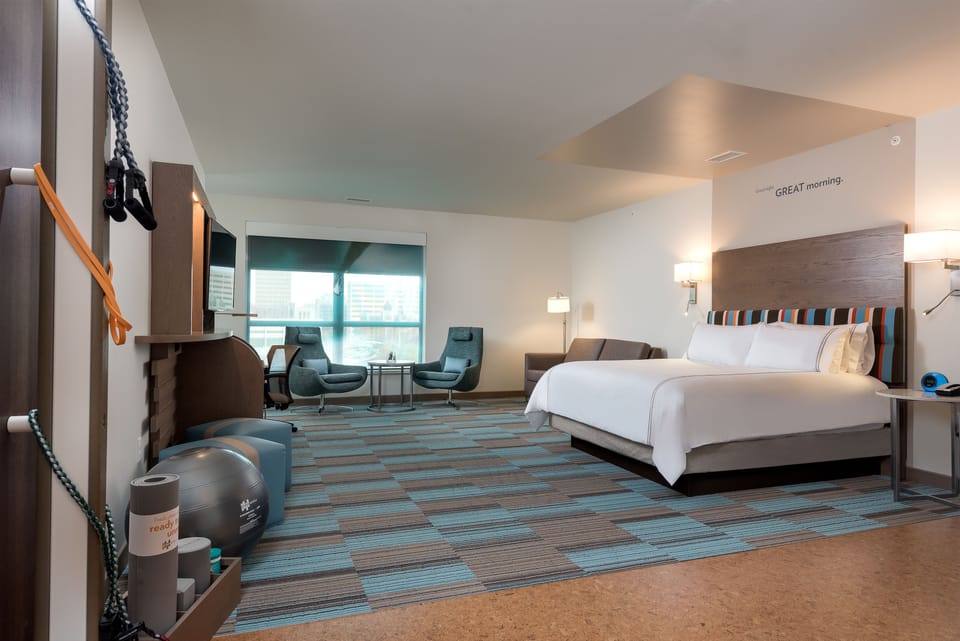 1 bedroom, premium bedding, pillowtop beds, desk