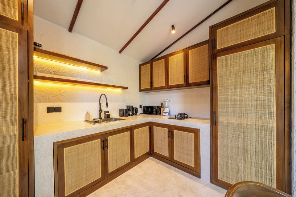 Exclusive Villa, Pool View | Private kitchen | Coffee/tea maker, electric kettle, toaster, blender