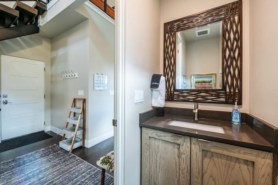 Main level half bath