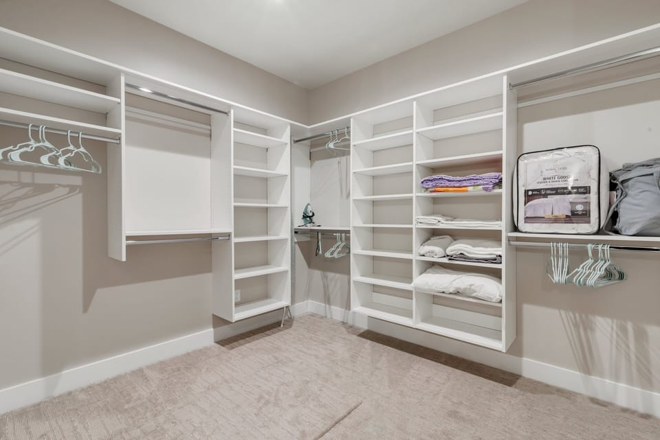 Primary closet