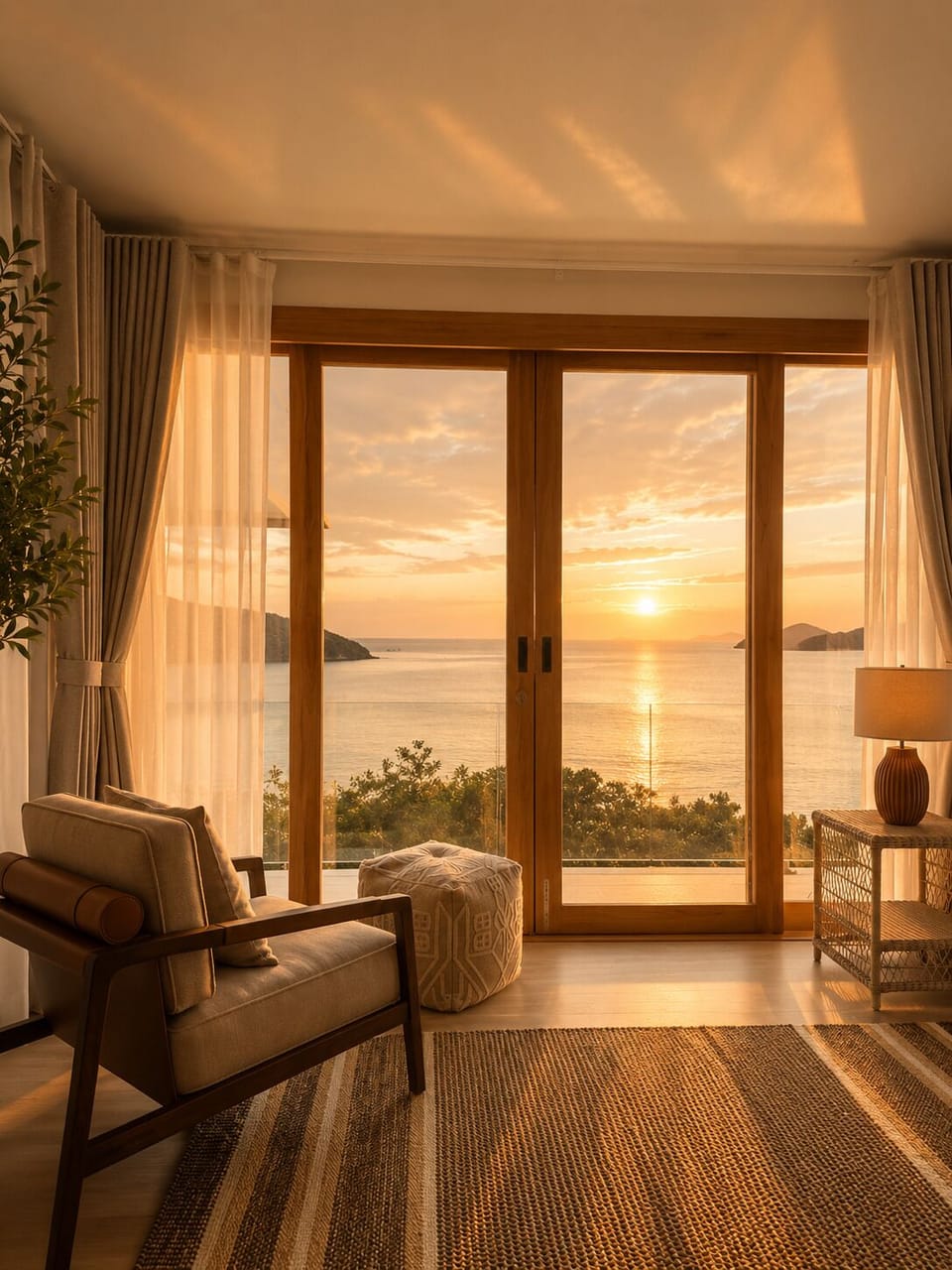 Luxury Villa, 4 Bedrooms, Private Pool, Sea View | View from room