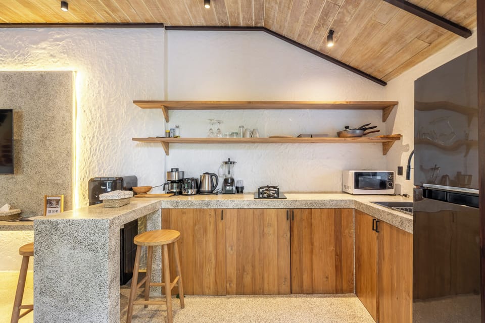 Luxury Villa, Pool View | Private kitchen | Coffee/tea maker, electric kettle, toaster, blender