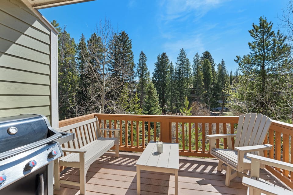 Private Deck Area with Grill and Sitting Area