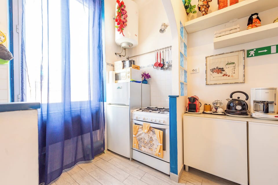 Apartment (1 Bedroom) | Private kitchen | Espresso maker, microwave, stovetop, electric kettle