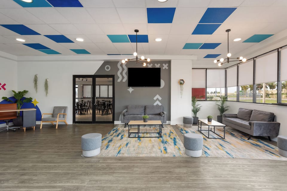 Lobby sitting area
