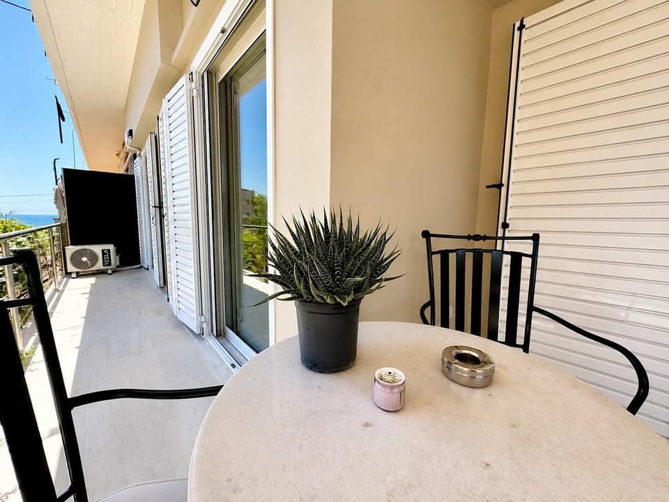 Private balcony ideal for morning coffee or sunset drinks
