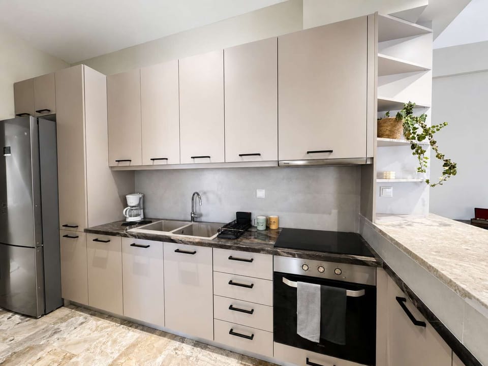 Functional kitchen designed for easy home cooking