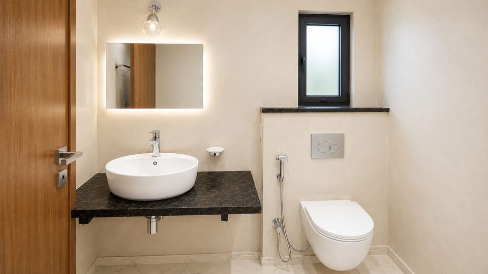 Comfort Double Room, Garden View | Bathroom | Free toiletries, slippers, towels, soap